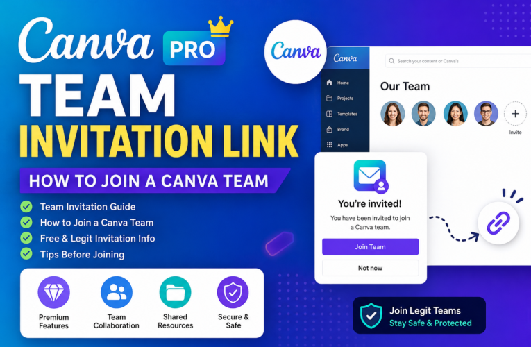 Canva Pro Team Invitation Link: How to Join a Canva Team & Get Access